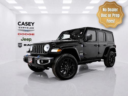 Black Clearcoat 2024 Jeep Wrangler 4xe Sahara
