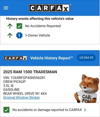 2025 RAM 1500 Tradesman