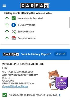 2023 Jeep Cherokee Altitude