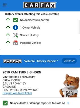 2019 RAM 1500 Big Horn