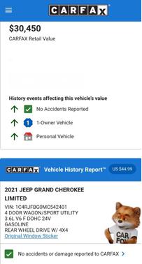 2021 Jeep Grand Cherokee Limited X