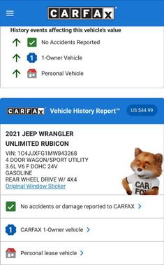 2021 Jeep Wrangler Unlimited Rubicon