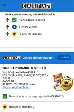 2023 Jeep Wrangler Sport S