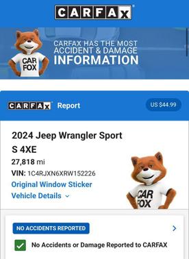 Earl Clearcoat 2024 Jeep Wrangler 4xe Sport S