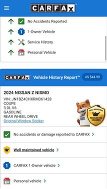 2024 Nissan Z NISMO Auto