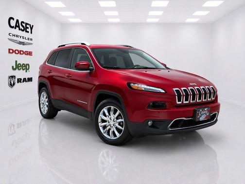 Deep Cherry Red Crystal Pearlcoat 2017 Jeep Cherokee Limited