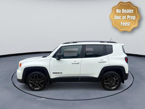 Alpine White Clearcoat 2021 Jeep Renegade 80th Anniversary 4x4