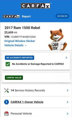 Delmonico Red Pearlcoat 2017 RAM 1500 Rebel