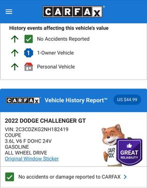 2022 Dodge Challenger GT