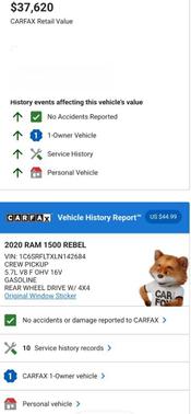 2020 RAM 1500 Rebel