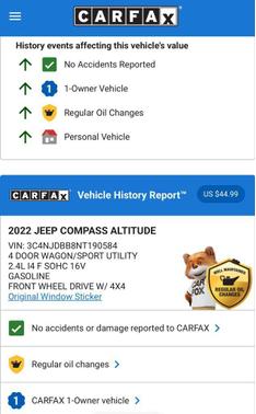 2022 Jeep Compass Latitude