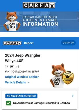 Anvil Clear Coat 2024 Jeep Wrangler 4xe Willys