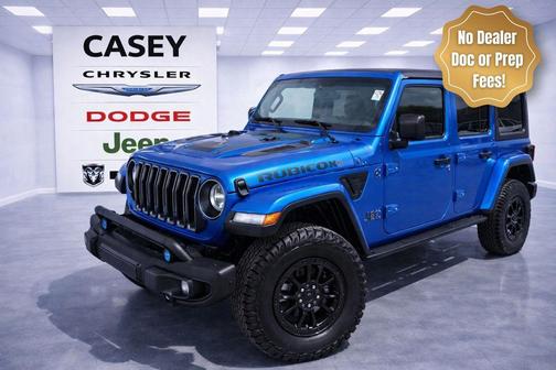 Hydro Blue Pearlcoat 2023 Jeep Wrangler 4xe Rubicon 20th Anniversary