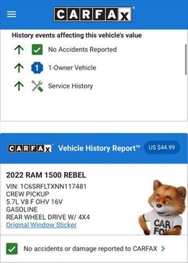 2022 RAM 1500 Rebel