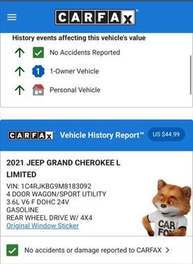 2021 Jeep Grand Cherokee L Limited