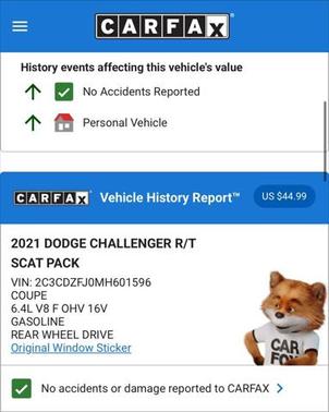 2021 Dodge Challenger R/T Scat Pack