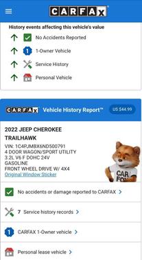 2022 Jeep Cherokee Trailhawk