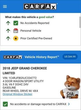 2018 Jeep Grand Cherokee Limited X