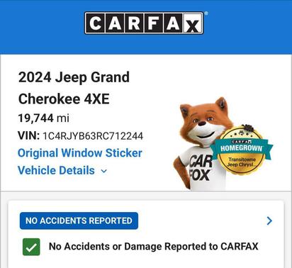 Diamond Black Crystal Pearlcoat 2024 Jeep Grand Cherokee 4xe Base