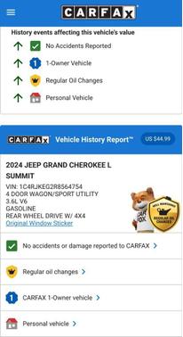 2024 Jeep Grand Cherokee L Summit