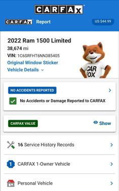 Bright White Clearcoat 2022 RAM 1500 Limited