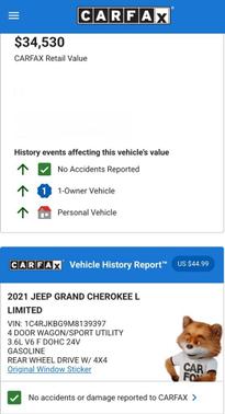 2021 Jeep Grand Cherokee L Limited