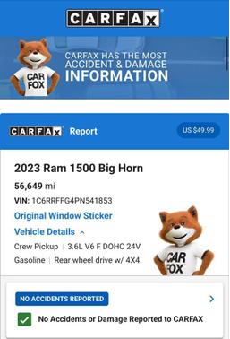 Flame Red Clearcoat 2023 RAM 1500 Big Horn/Lone Star