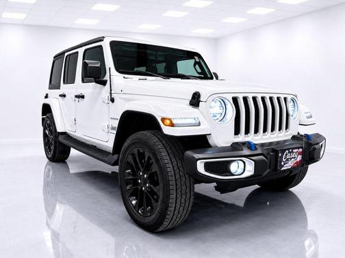 Bright White Clearcoat 2023 Jeep Wrangler 4xe Sahara