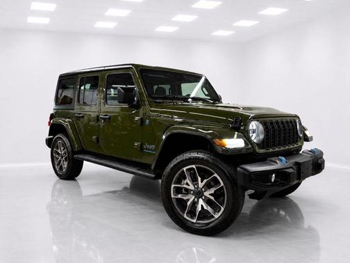 Sarge Green Clearcoat 2024 Jeep Wrangler 4xe Sport S