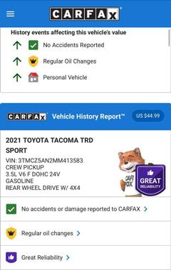 2021 Toyota Tacoma TRD Sport