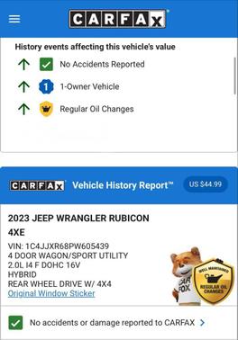 2023 Jeep Wrangler 4xe Rubicon