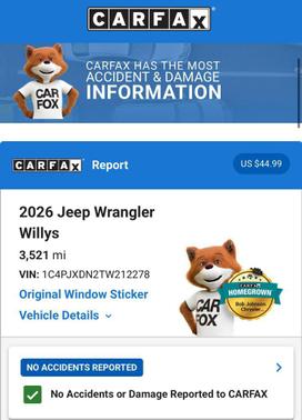 41 2026 Jeep Wrangler Willys