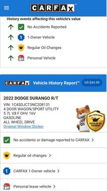 2022 Dodge Durango R/T AWD