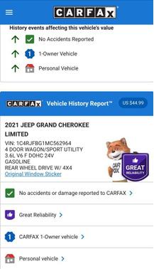 2021 Jeep Grand Cherokee Limited