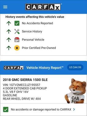 2018 GMC Sierra 1500 SLE