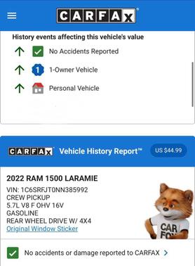 2022 RAM 1500 Laramie