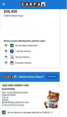 2023 GMC Sierra 1500 Elevation
