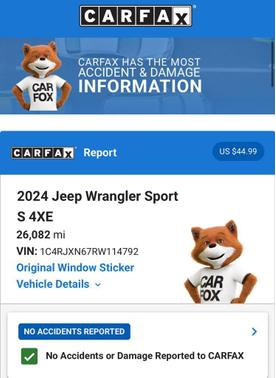 Firecracker Red Clearcoat 2024 Jeep Wrangler 4xe Sport S