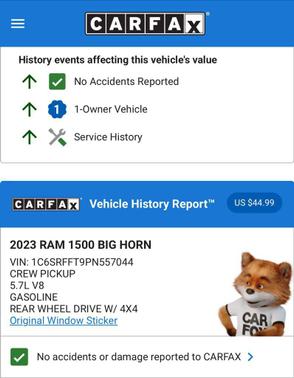 2023 RAM 1500 Big Horn/Lone Star