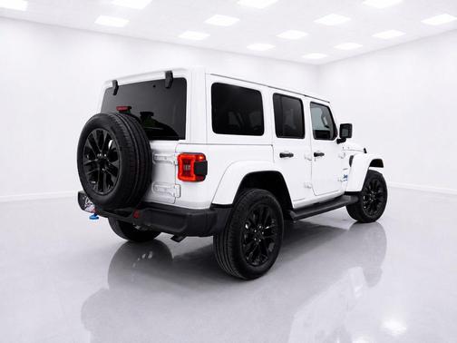 Bright White Clearcoat 2024 Jeep Wrangler 4xe Sahara