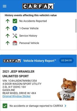 2021 Jeep Wrangler Unlimited Sport