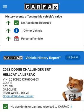 2023 Dodge Challenger SRT Hellcat