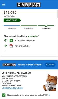 2016 Nissan Altima 2.5 S