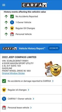 2022 Jeep Compass Limited