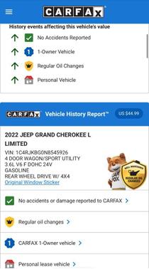 2022 Jeep Grand Cherokee L Limited