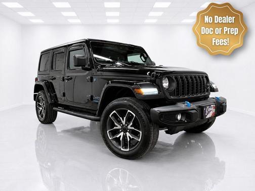 Black Clearcoat 2024 Jeep Wrangler 4xe Sport S