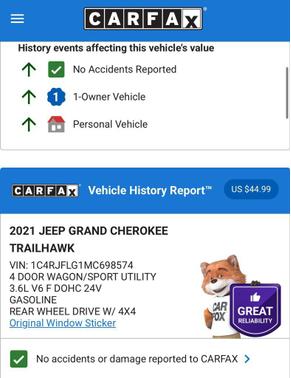 2021 Jeep Grand Cherokee Trailhawk