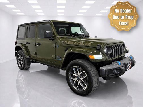 Sarge Green Clearcoat 2024 Jeep Wrangler 4xe Sport S