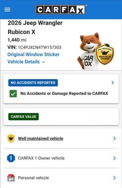 2026 Jeep Wrangler Rubicon