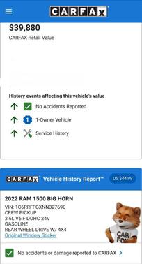 2022 RAM 1500 Big Horn/Lone Star